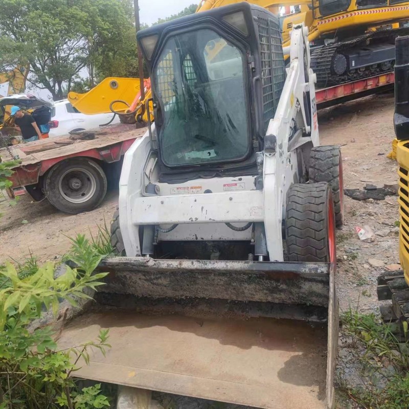 터보 충전 사용 스키드 스티어 로더 Bob S160 고속 19.8m/h 44.9KW
