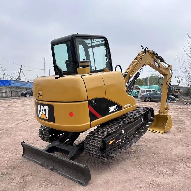 사용 된 무한 궤도 Excavator CAT 306D 중고 6톤 크롤러 미니 일본에서 만든