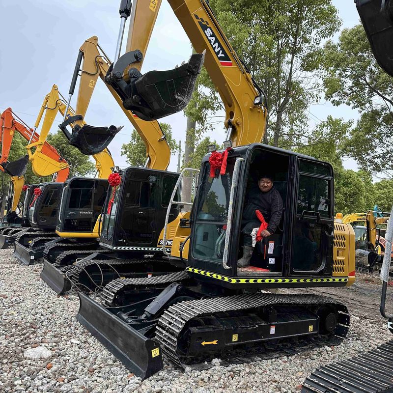 중고용 SANY Digger SY95C 중고용 9.5톤 소형 미니 크롤러 발굴기