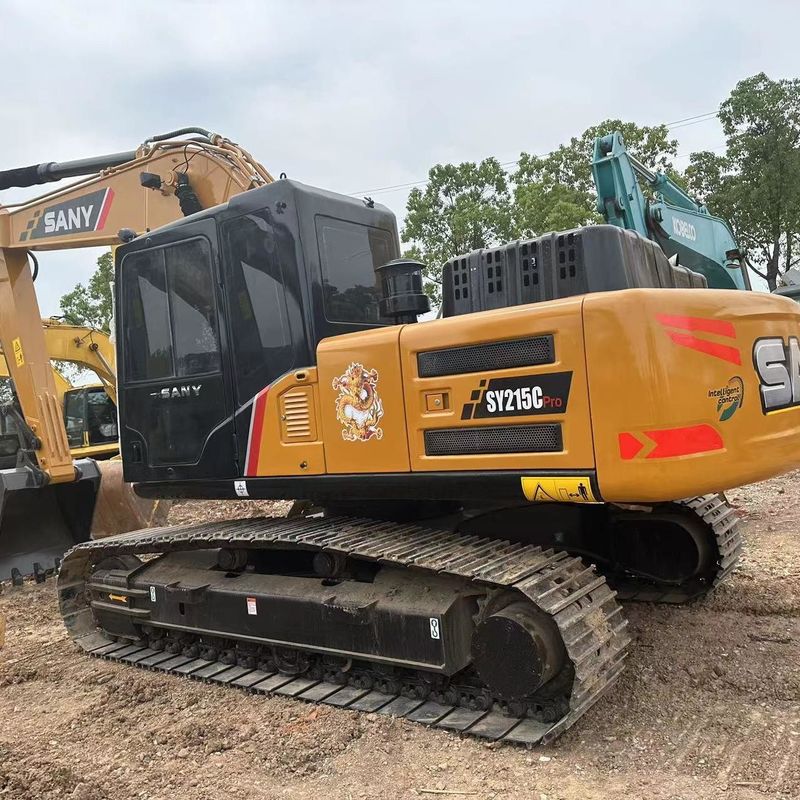 중형 크롤러 발굴기에서 21.5을 사용 한 중고 SANY Digger SY215C