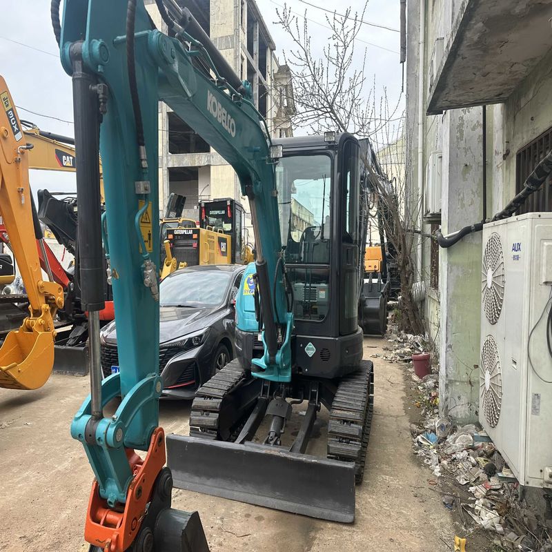 사용 된 Kobelco Digger SK35 사용 된 3.5톤 소형 미니 크롤러 발굴기
