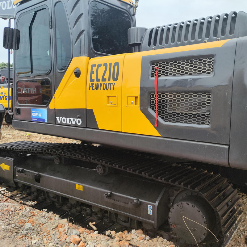 원본 VOL EC210 중고용 발굴기 20톤 123kw 1.2m3 버킷
