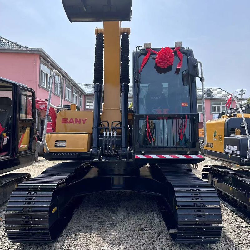 사용 된 SANY Digger SY155C 중형 크롤러 발굴기 중 15.5