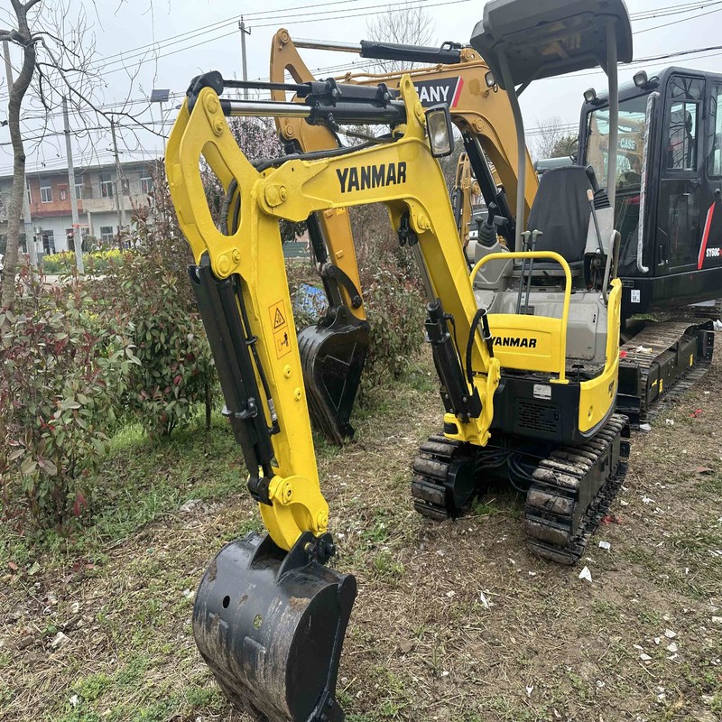 미니 사용 된 발굴기 원본 Yanmar VIO17 기계 거래자 1.7톤 10.1kw