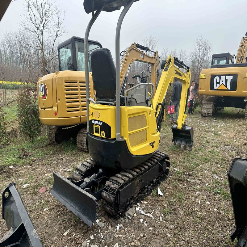 미니 사용 된 발굴기 원본 Yanmar VIO17 기계 거래자 1.7톤 10.1kw