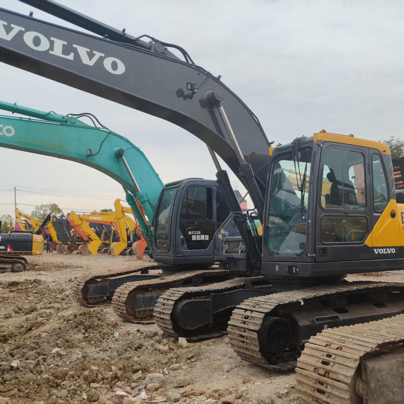 원본 사용 된 발굴기 수압 VOL EC210B 20 톤 크롤러 디버 107kwn 1.25m3 버킷