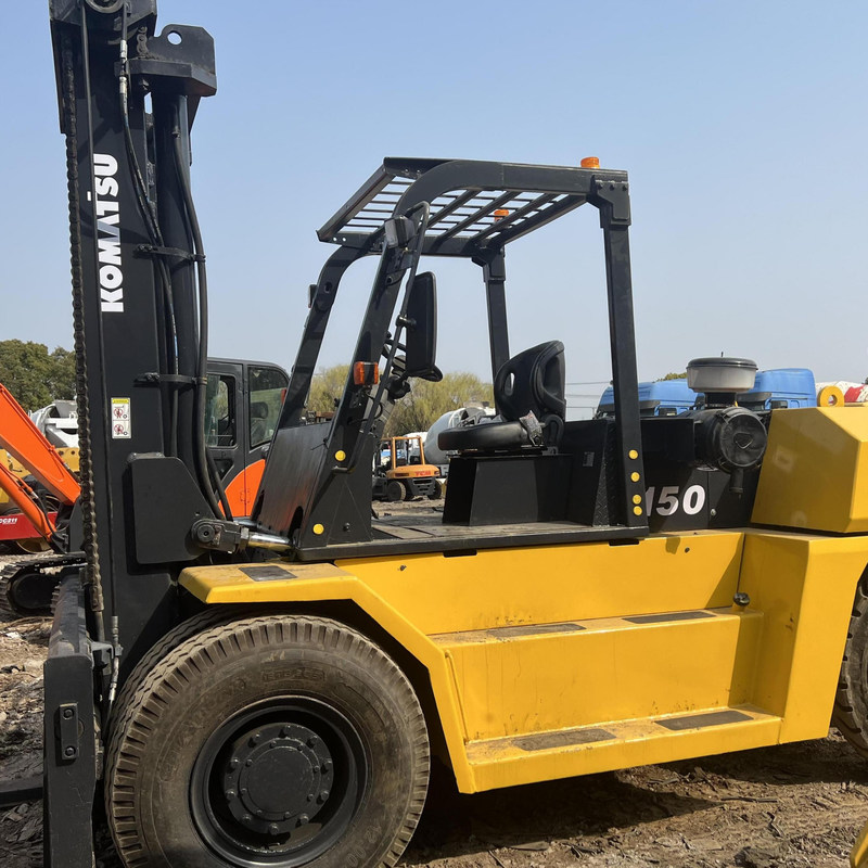 AC 드라이브 중고 지게차 Komatsu FD150 15 Ton 122kW 최대 리프팅 높이 3m