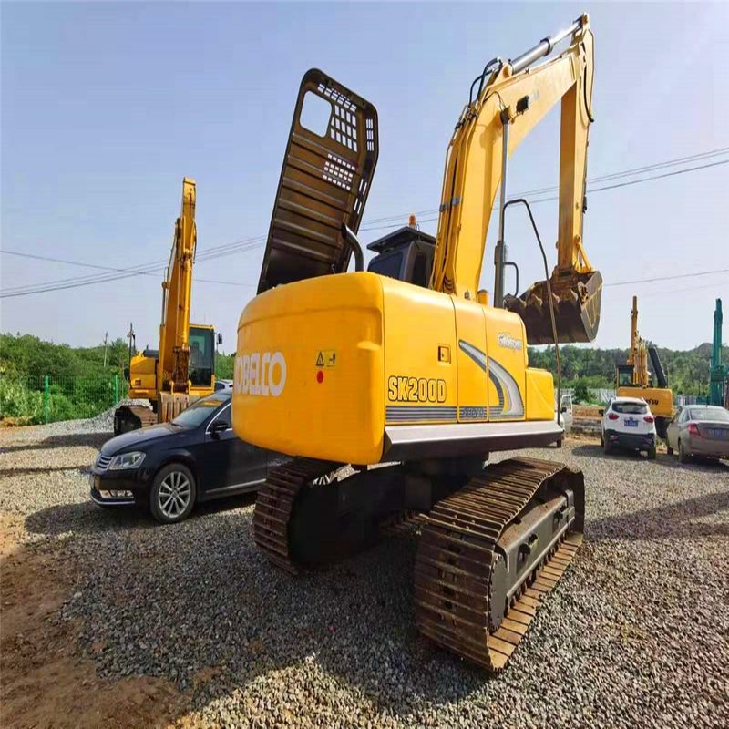 사용 된 Kobelco Digger SK200-8 중고 20톤 크롤러 크롤러