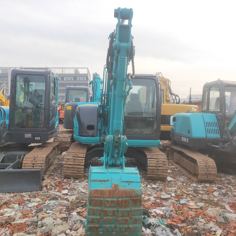 사용 된 Kobelco Digger SK70 중고 7톤 소형 미니 크롤러 발굴기