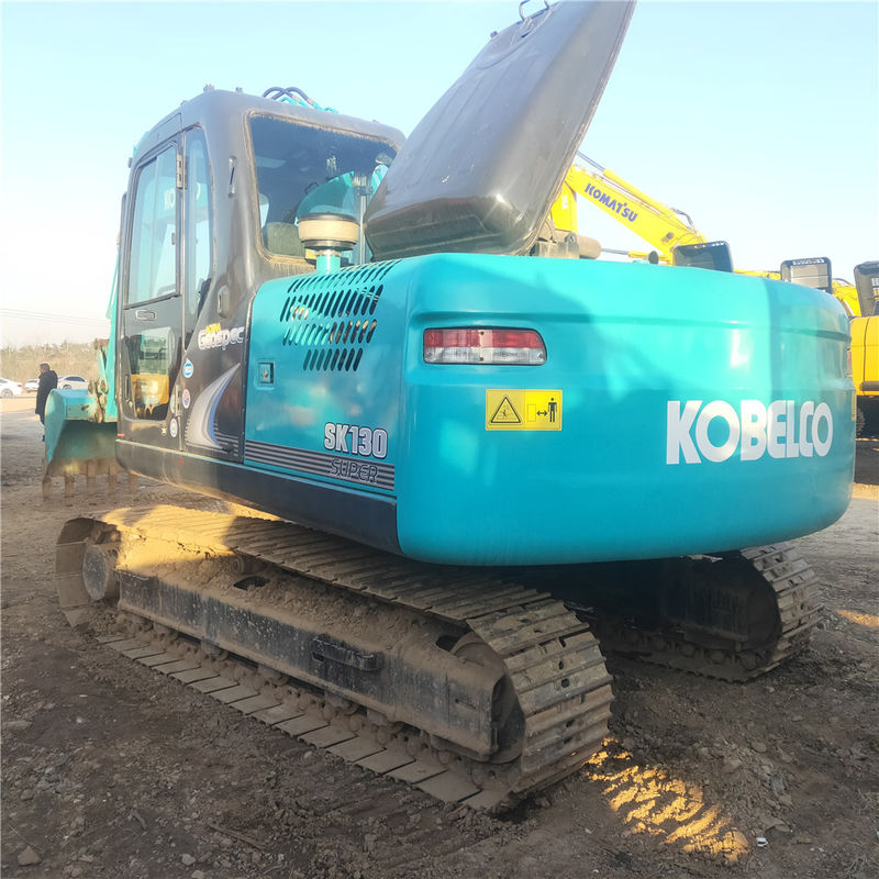 사용 된 Kobelco Digger SK130 중고 13톤 소형 크롤러 발굴기