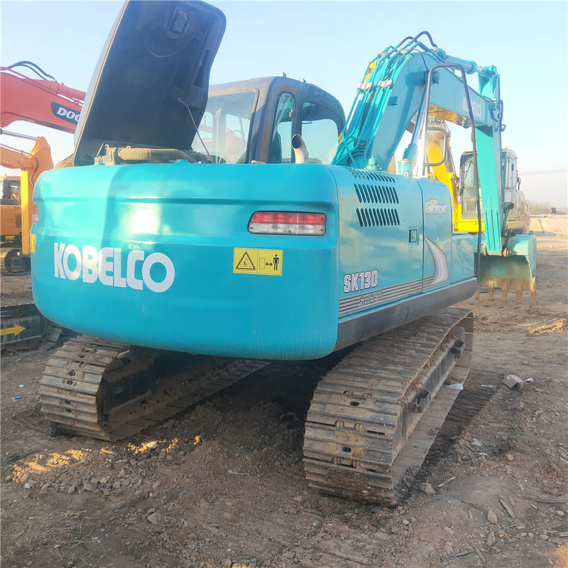 사용 된 Kobelco Digger SK130 중고 13톤 소형 크롤러 발굴기