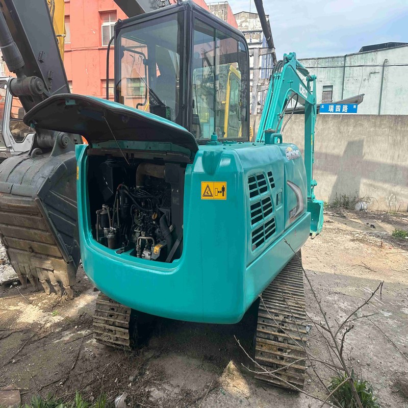 중고 Kobelco Digger SK60 중고 6톤 소형 미니 크롤러 굴삭기 35.5kw