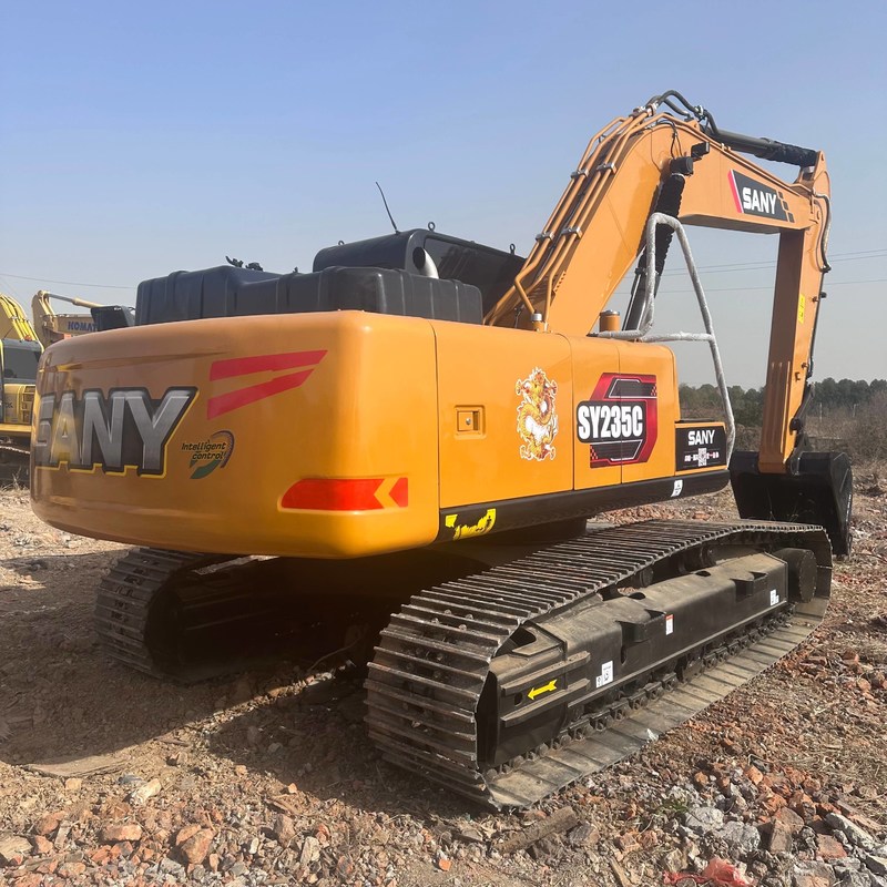 중고 SANY Digger SY235C 중고 23.5on 중형 크롤러 굴삭기 128.5kw