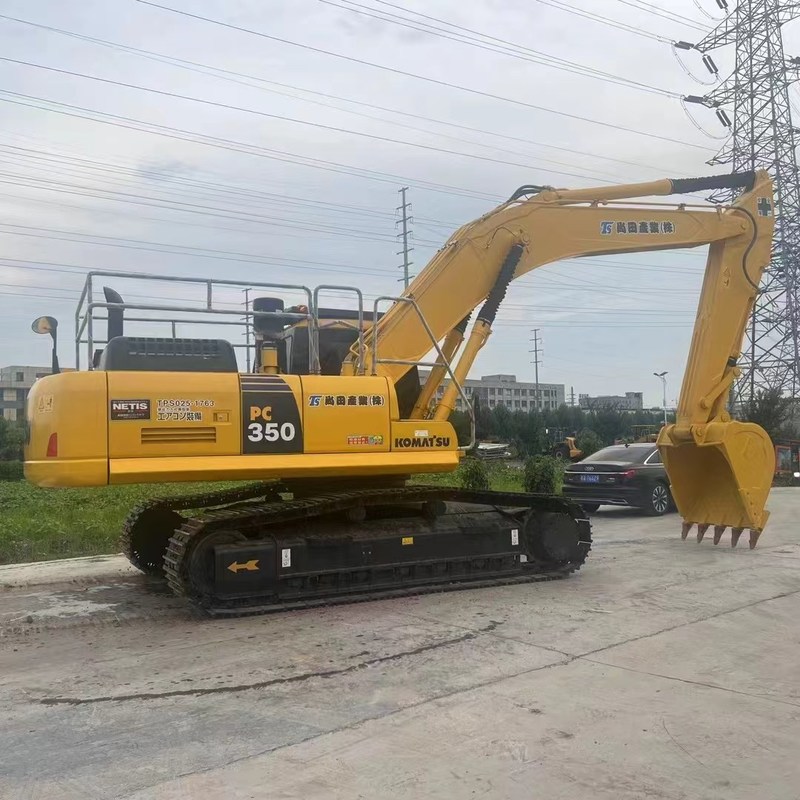 중고 코마츠 굴착기 PC350 중고 35톤 대형 크롤러 굴삭기 대규모 180kw