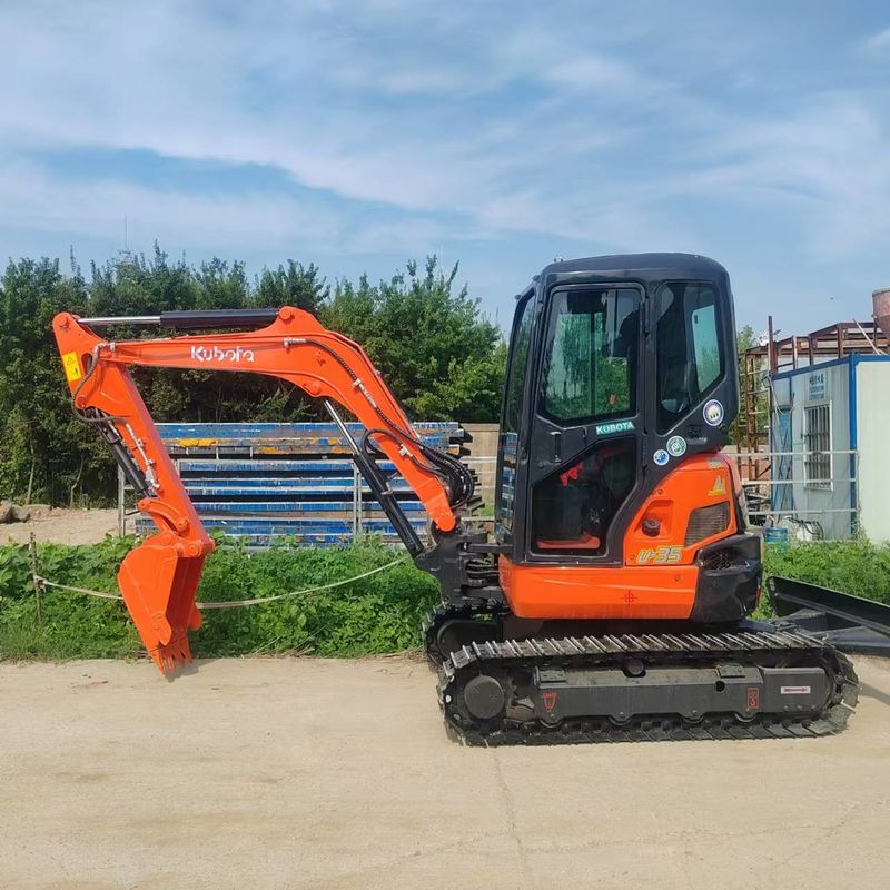중고 Kubota Digger U35 3.5톤 소형 미니 크롤러 발굴기