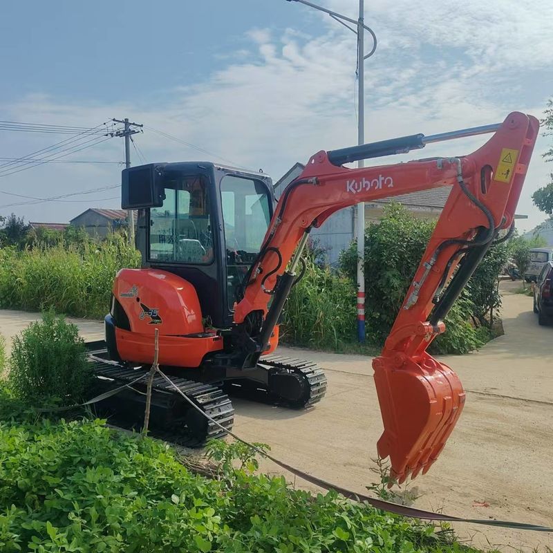 중고 Kubota Digger U35 3.5톤 소형 미니 크롤러 발굴기