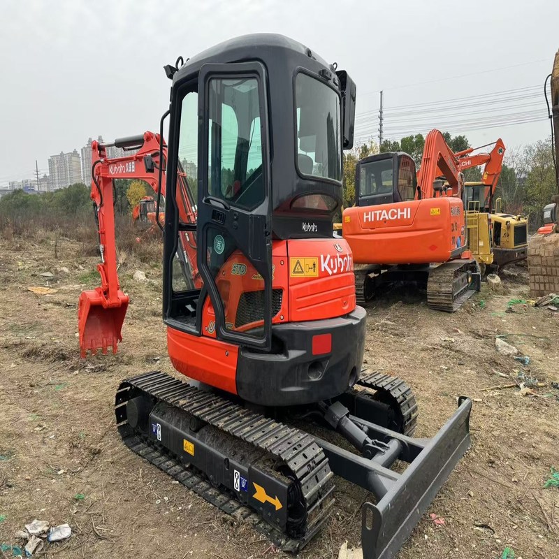 중고 Kubota Digger U35 3.5톤 소형 미니 크롤러 발굴기 18.5kw