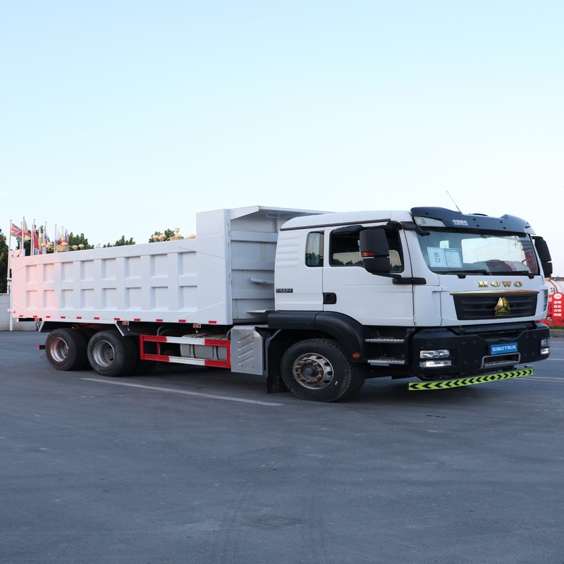 사용된 덤프 트럭 Howo T5G Sinotruk Howo 6x4 팁 주는 사람 10 짐수레꾼 30m3 수용량