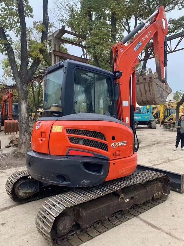 중고 쿠보타 굴착기 KX163 중고 5.5톤 소형 미니 크롤러 굴삭기 35.5kw