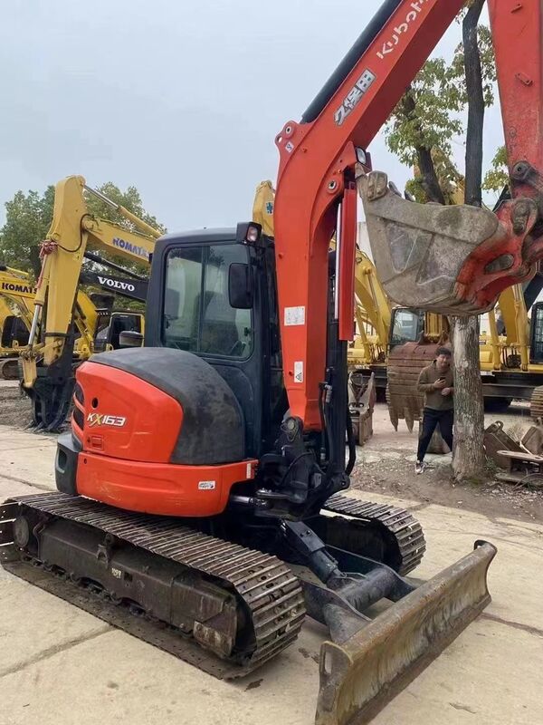 중고 쿠보타 굴착기 KX163 중고 5.5톤 소형 미니 크롤러 굴삭기 35.5kw